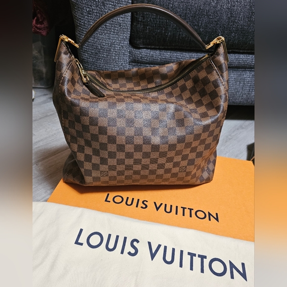 Louis Vuitton Handbags - SOLD!!! Authentic Pre-Loved Louis Vuitton Damier Ebene Portobello GM Hobo